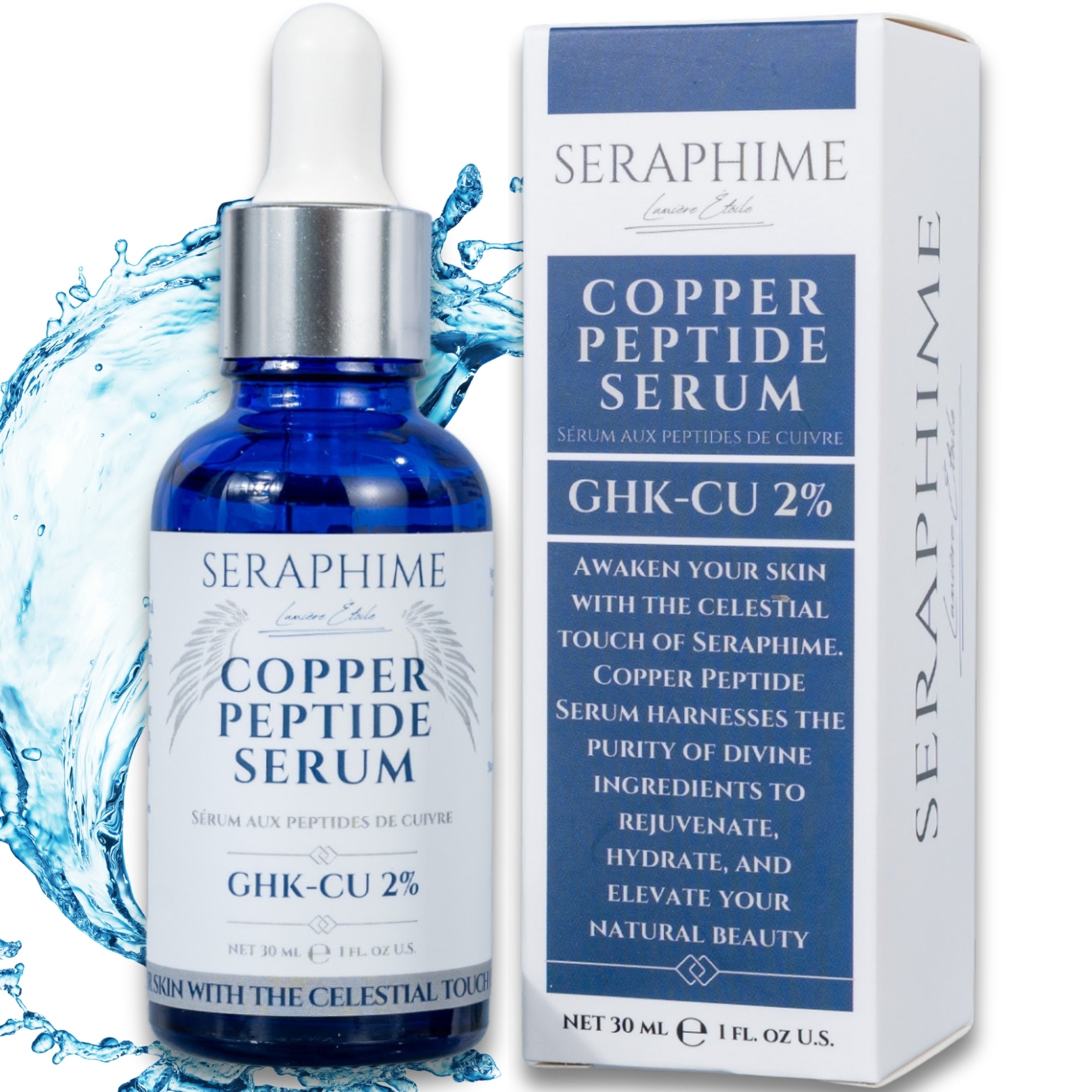 Copper Peptides Serum for Face - 2% GHK-CU & 4% EGF
