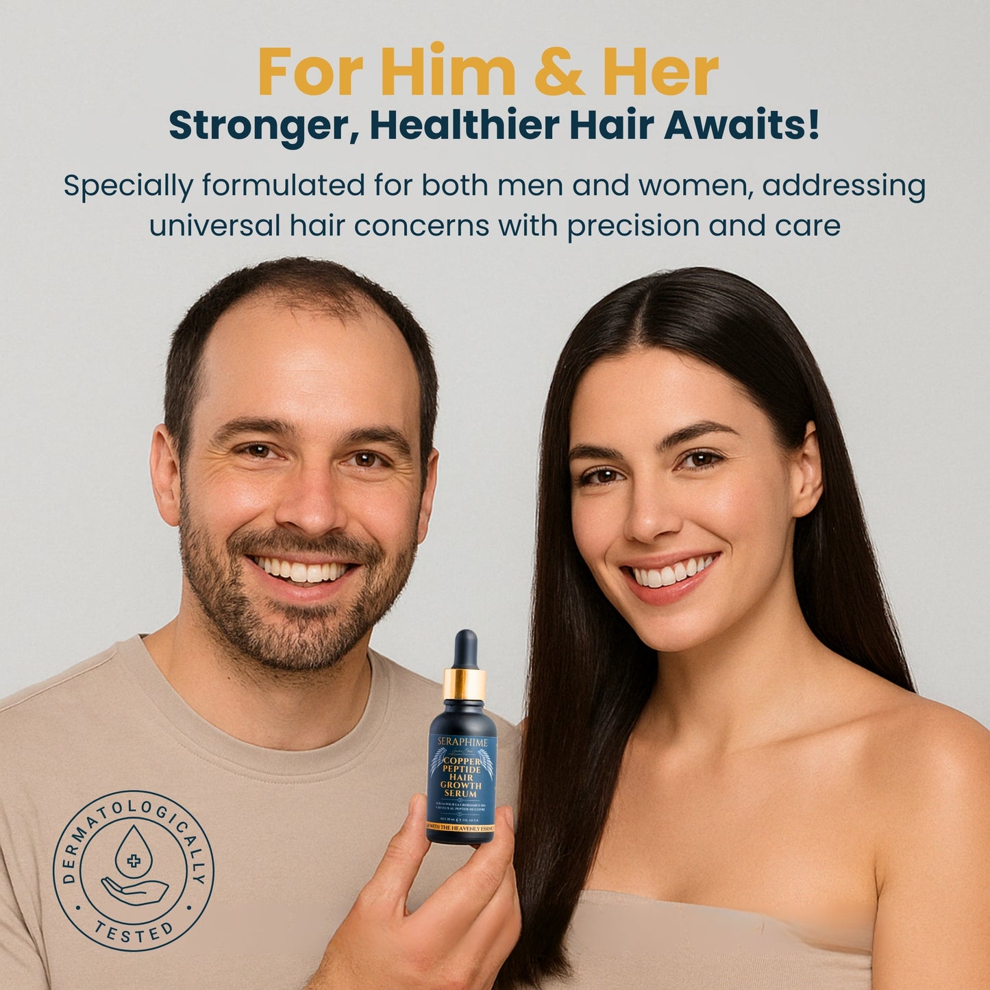 Copper Peptide Serum for Hair Growth and Scalp Care