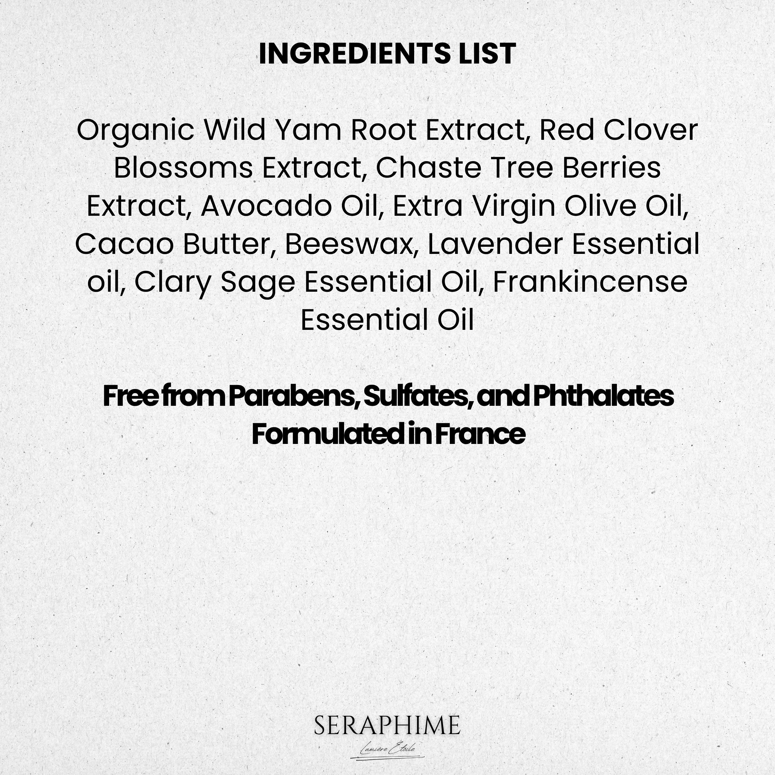Wild Yam Cream for Hormone Balance (Lavender)