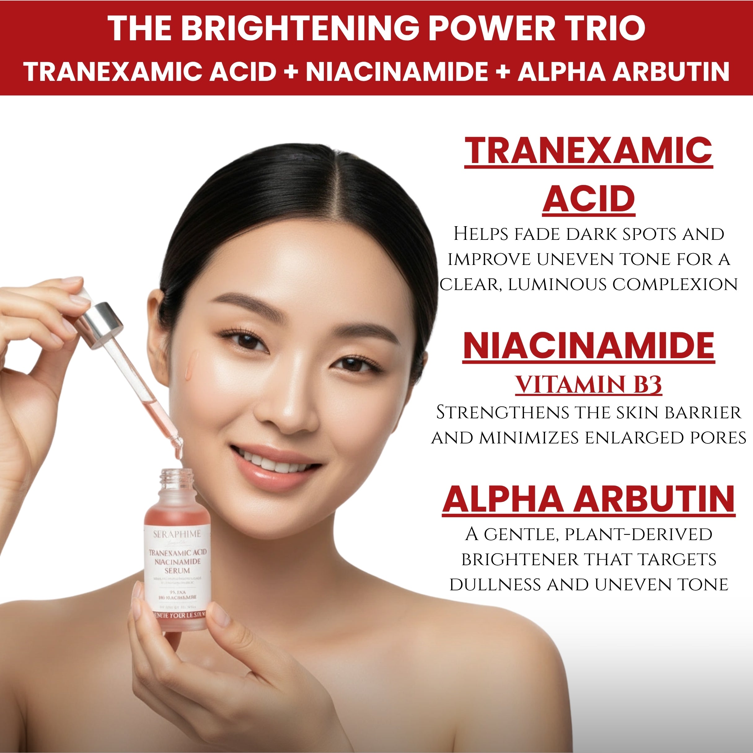 Tranexamic Acid TXA 4% + Niacinamide 10% Serum