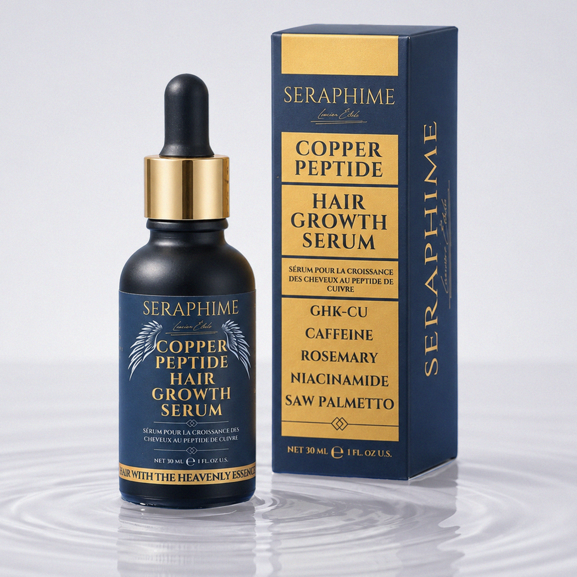 2% GHK-CU Copper Peptide Serum for Hair Growth and Scalp Care