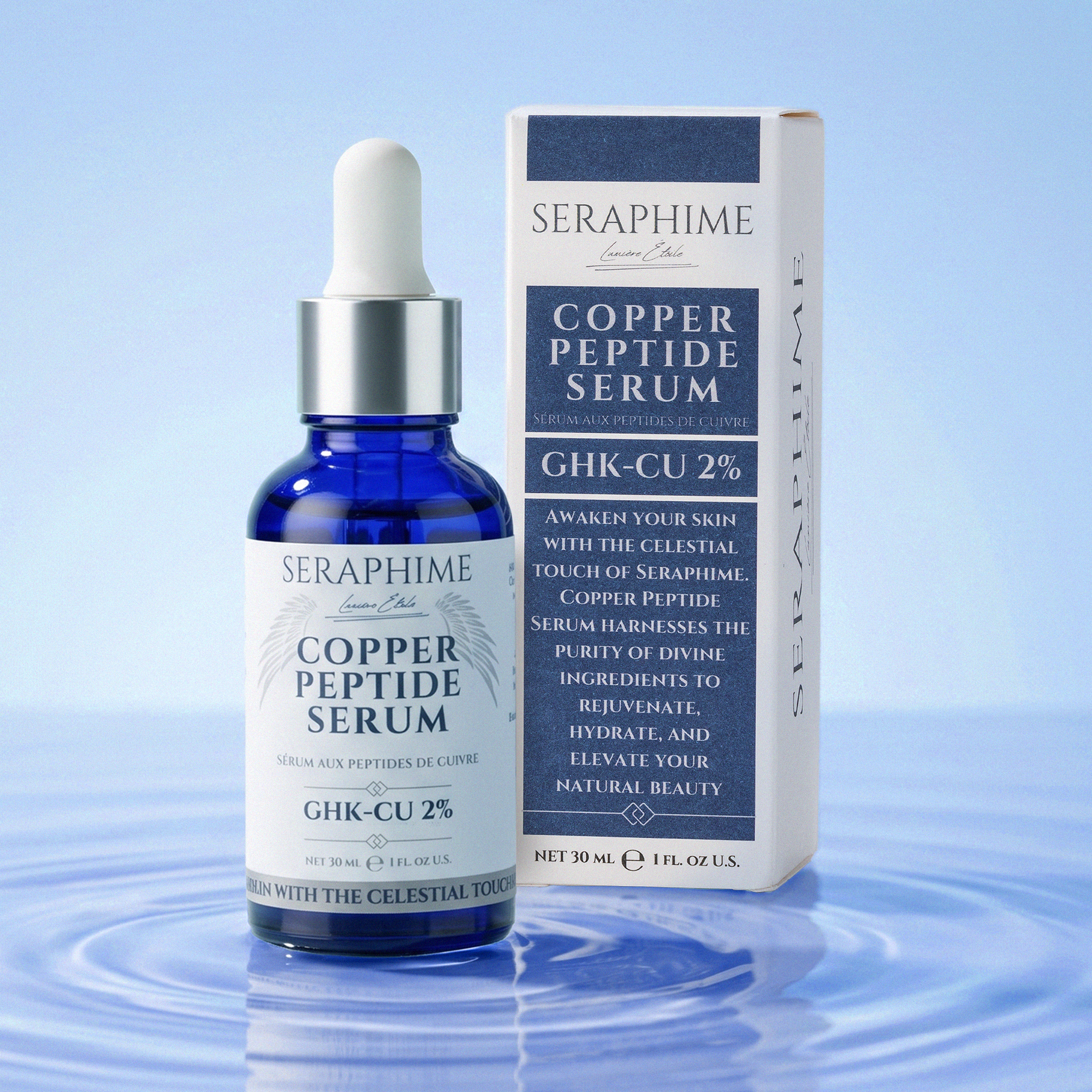 Copper Peptides Serum for Face - 2% GHK-CU & 4% EGF
