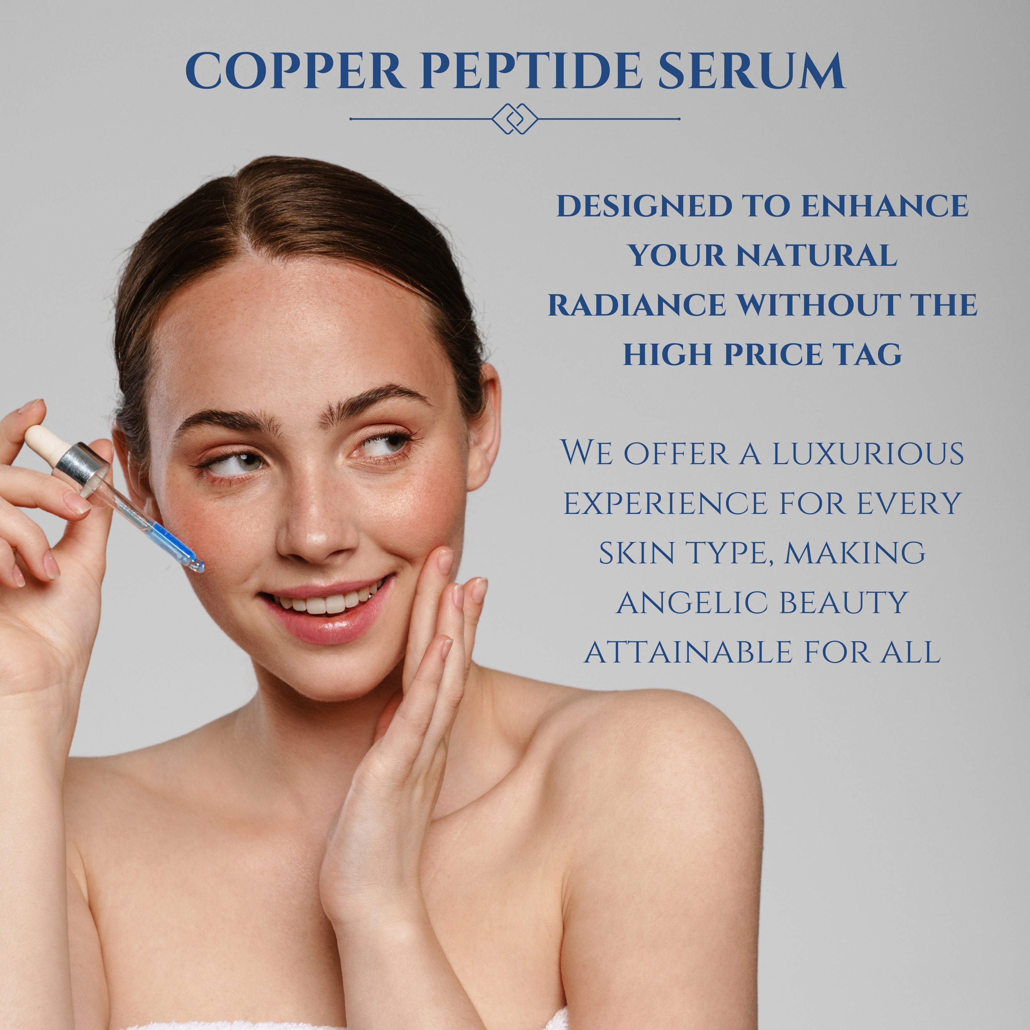 Copper Peptides Serum for Face - 2% GHK-CU & 4% EGF