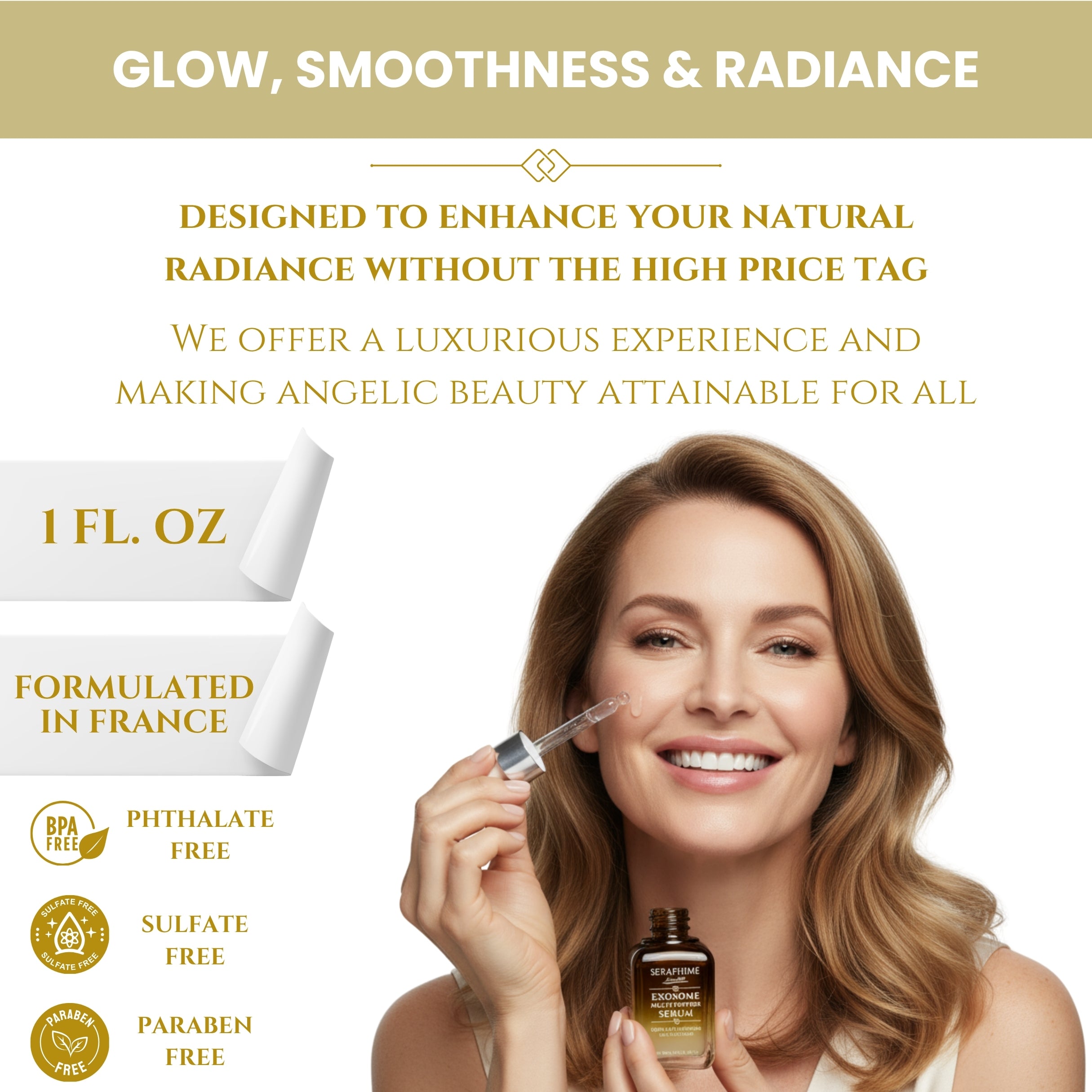 Exosomes Multi-Peptide Serum with 2% Exosomes, Argireline, Copper Peptides (GHK-CU), Oligopeptide-1 (EGF)