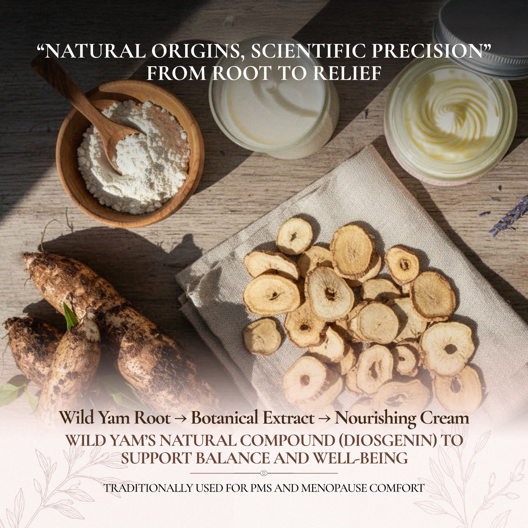 Wild Yam Cream for Hormone Balance (Lavender)