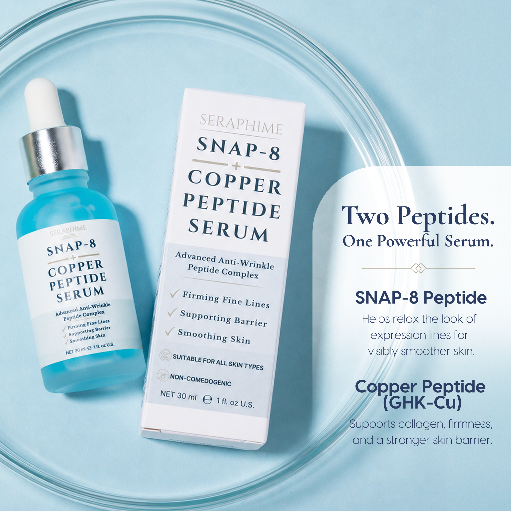 snap 8 ghk cu serum Peptide with 1% GHK-CU Copper Peptide – Seraphime Focus and Concentration