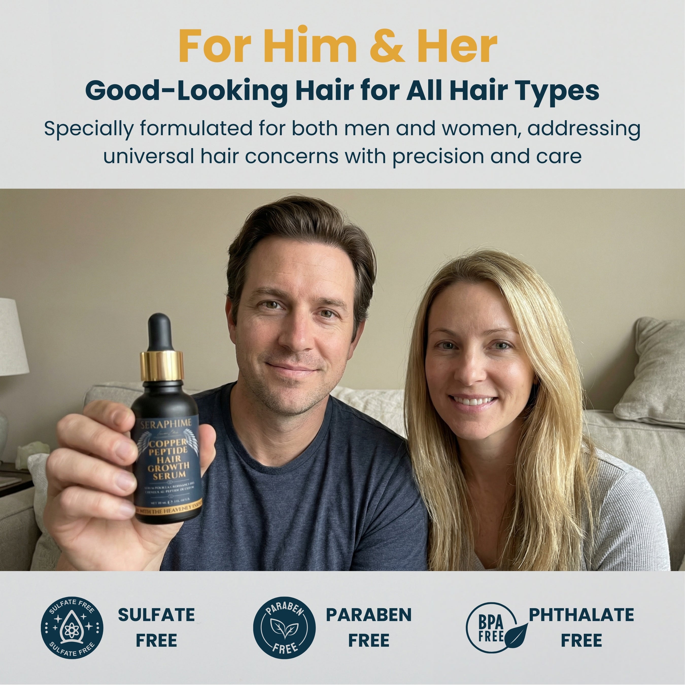 2% GHK-CU Copper Peptide Serum for Hair Growth and Scalp Care