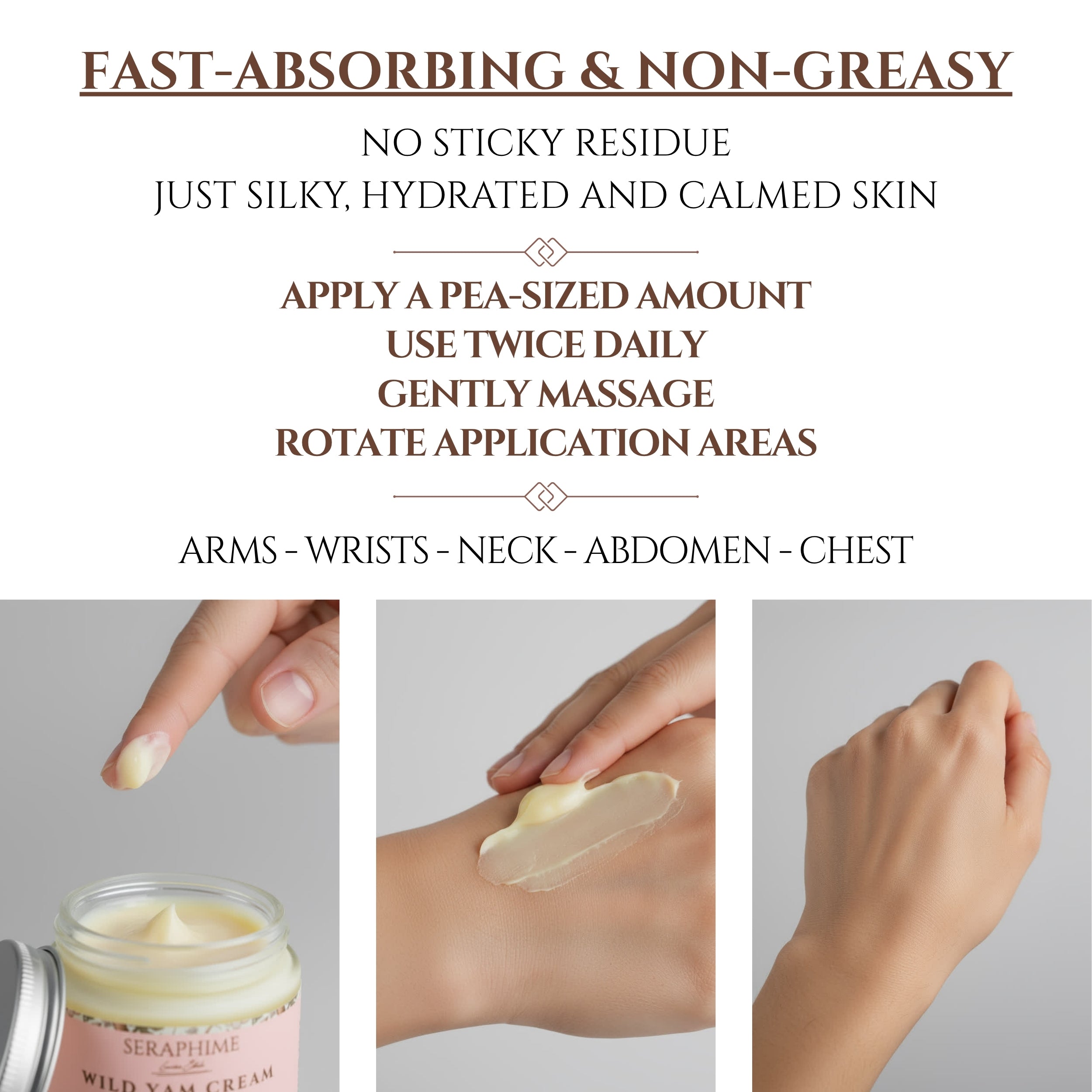 Wild Yam Cream for Hormone Balance (Lavender)