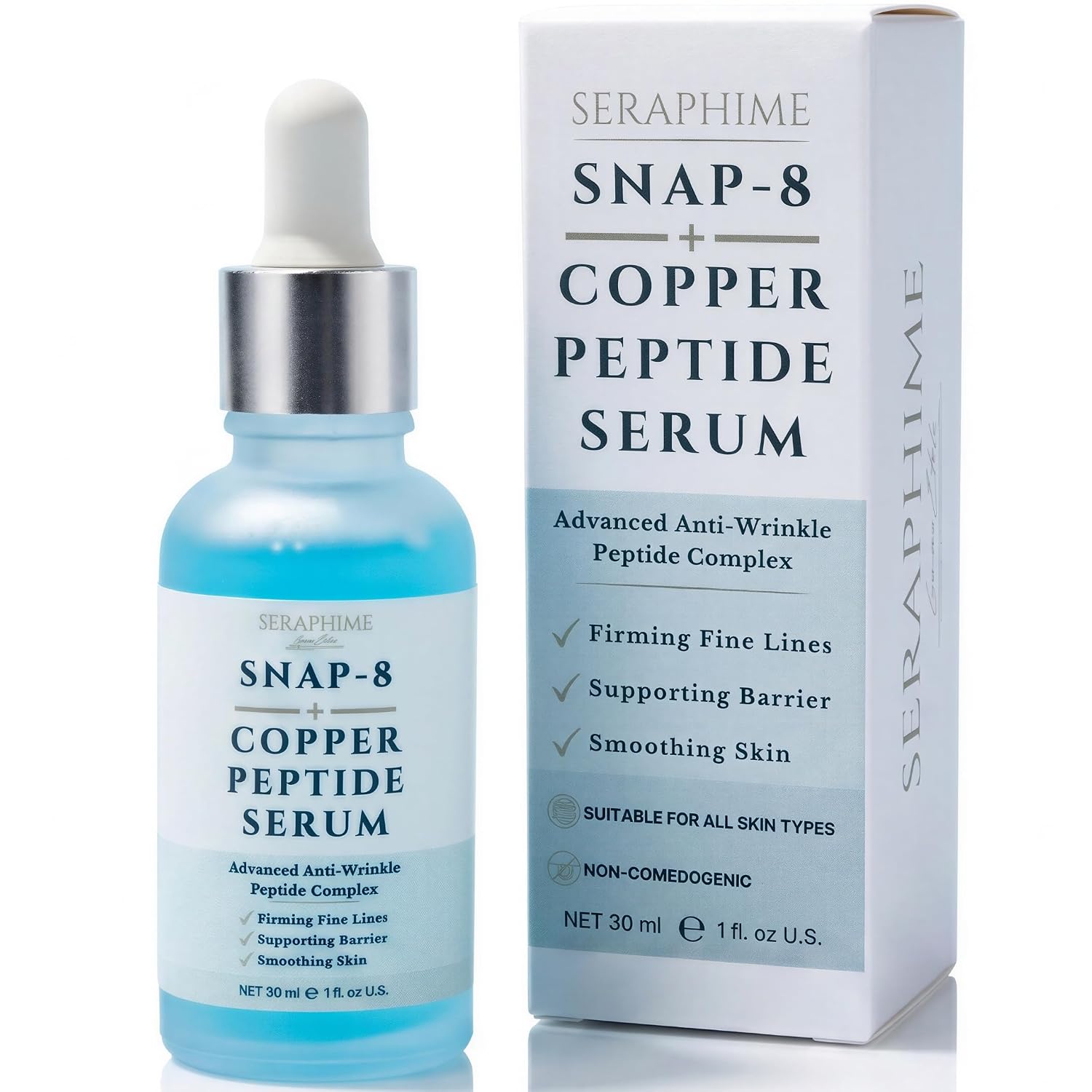 Snap 8 Peptide Serum with 1% GHK-CU Copper Peptide