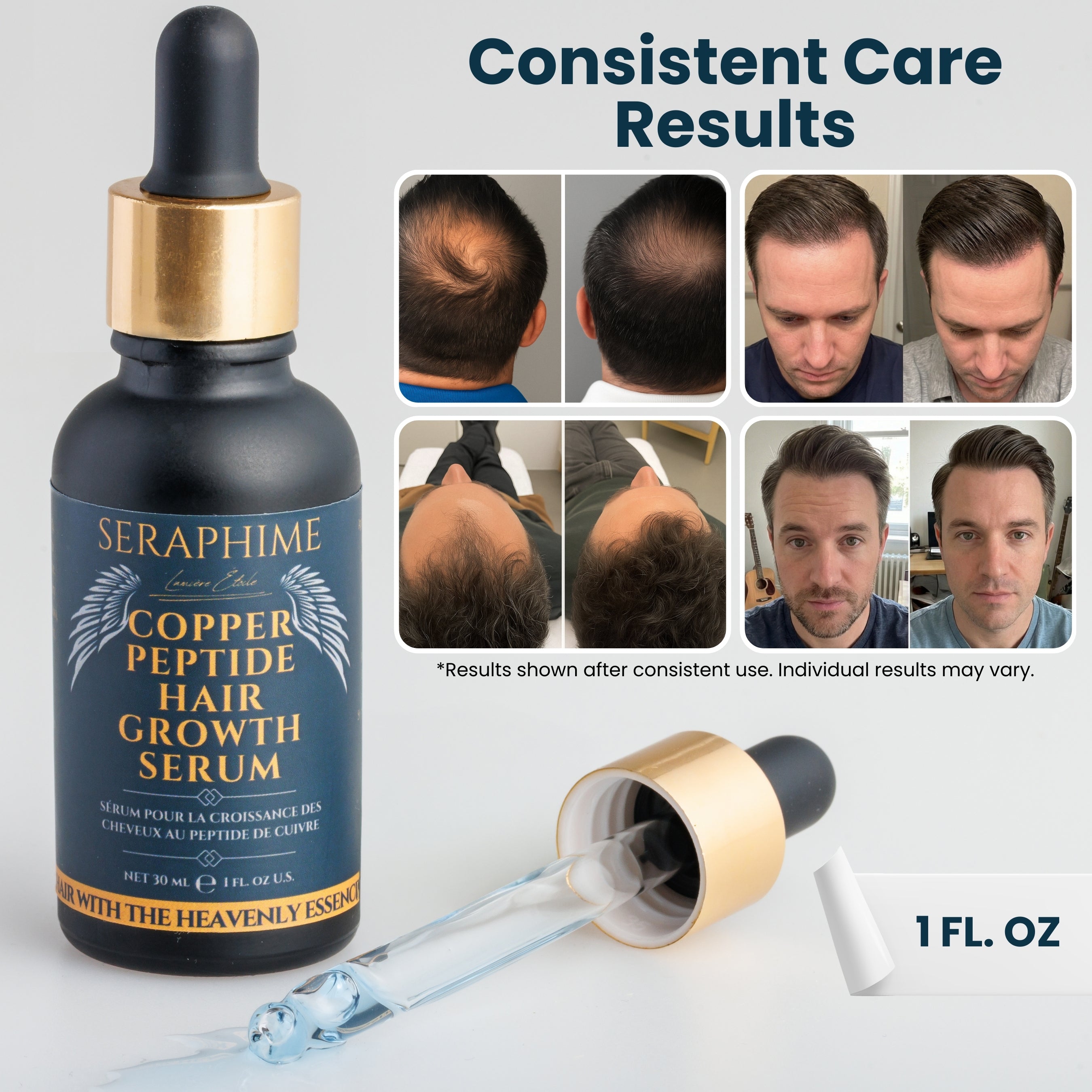 2% GHK-CU Copper Peptide Serum for Hair Growth and Scalp Care