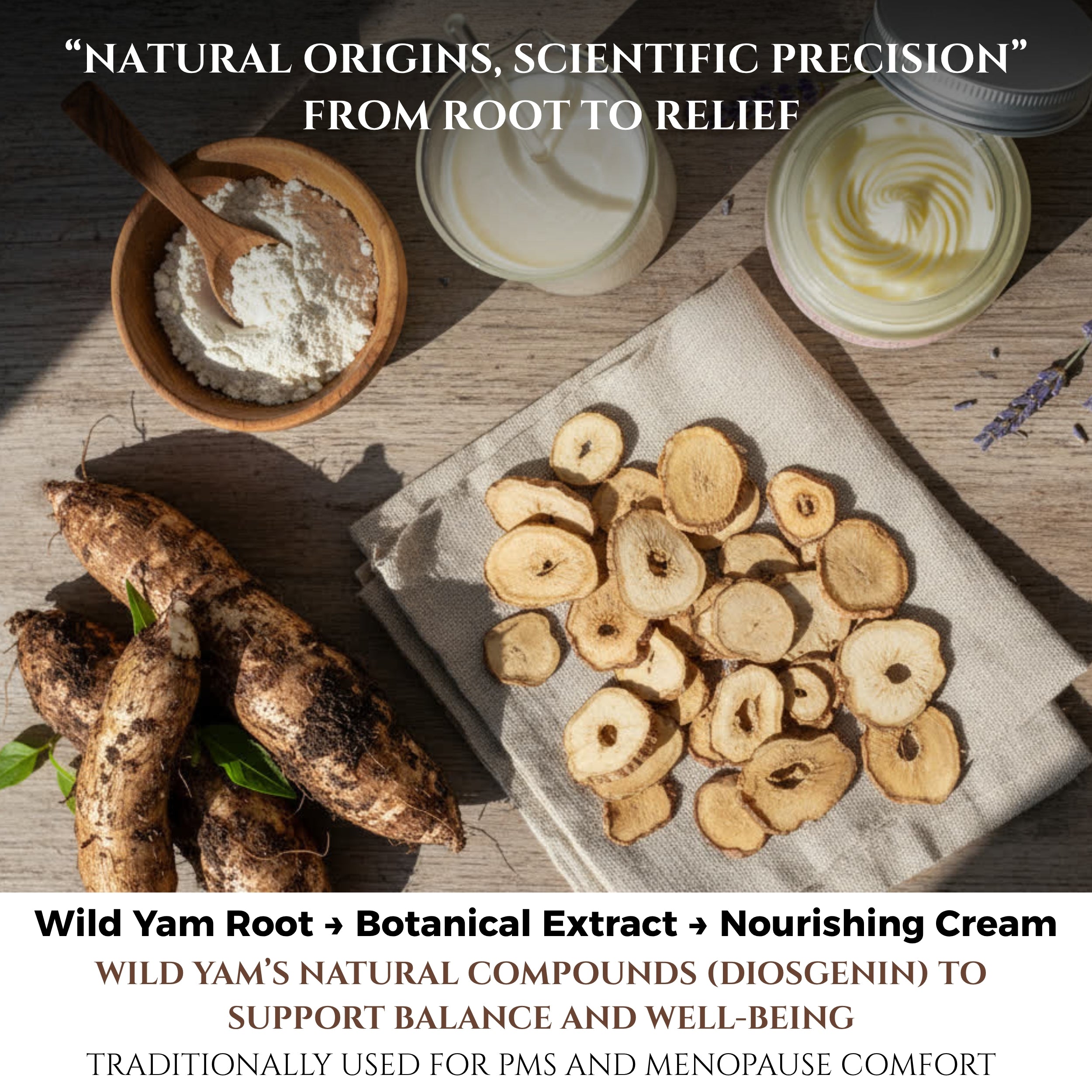 Wild Yam Cream for Hormone Balance (Lavender)