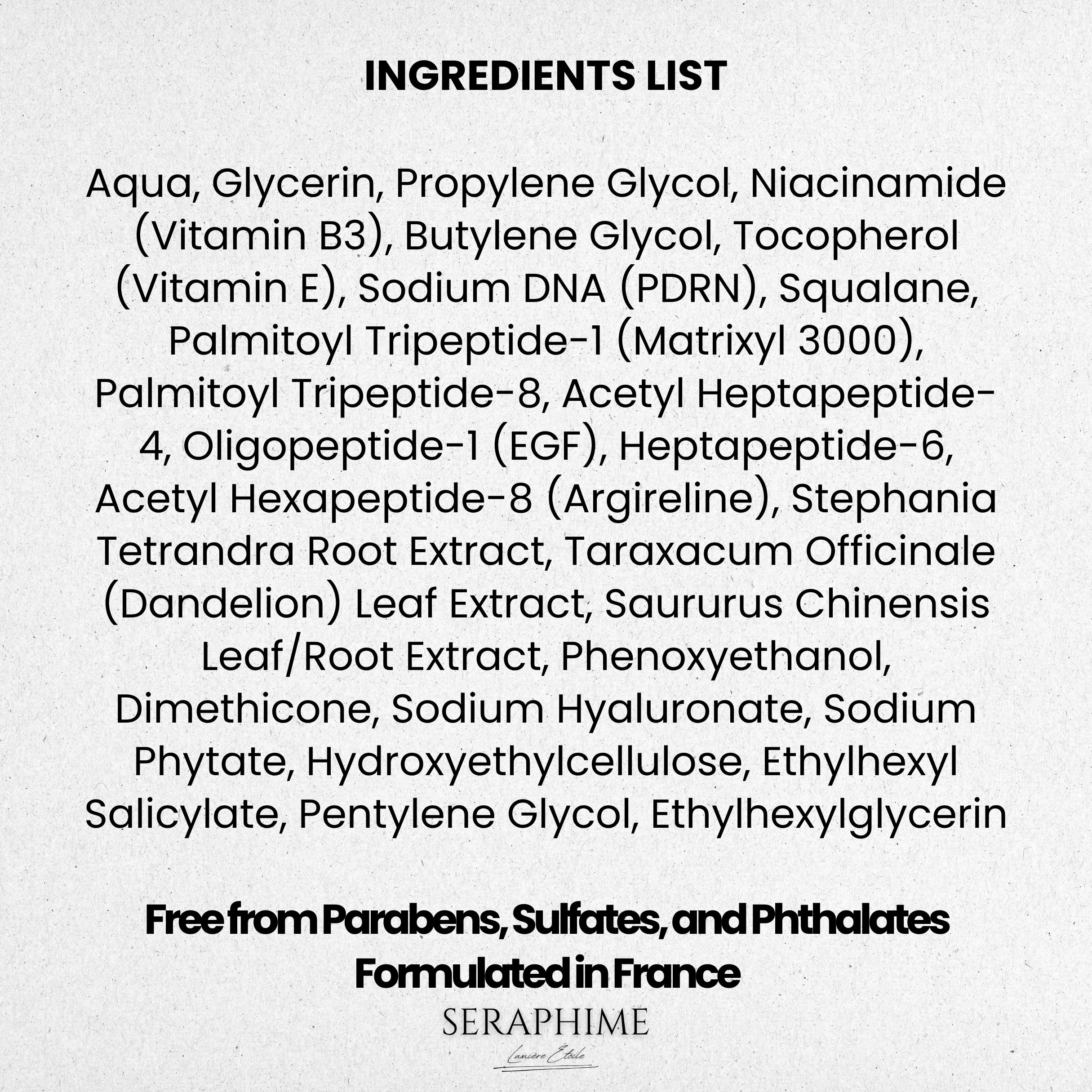 PDRN Salmon DNA Pink Peptide Serum with EGF, Argireline & Matrixyl 3000