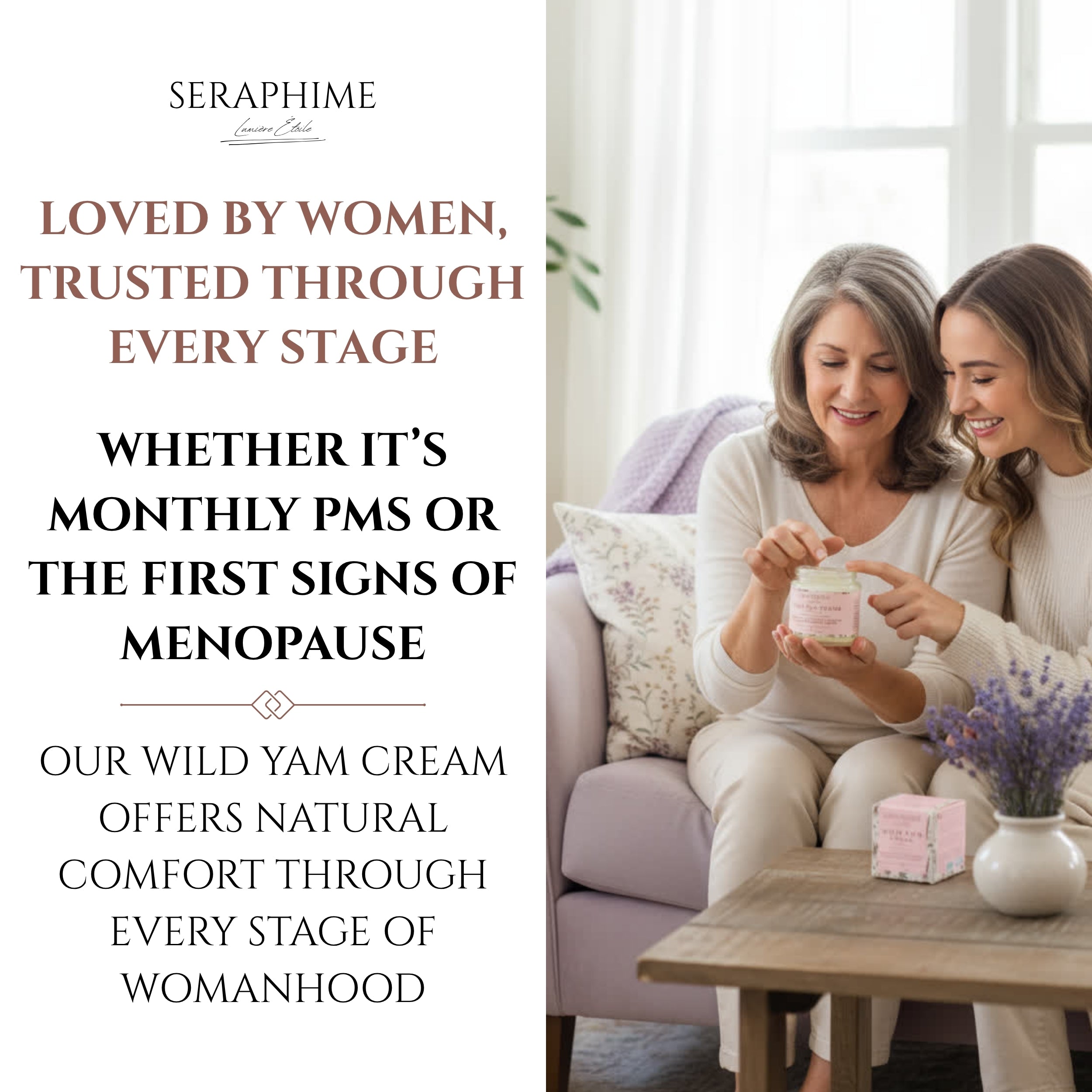 Wild Yam Cream for Hormone Balance (Lavender)