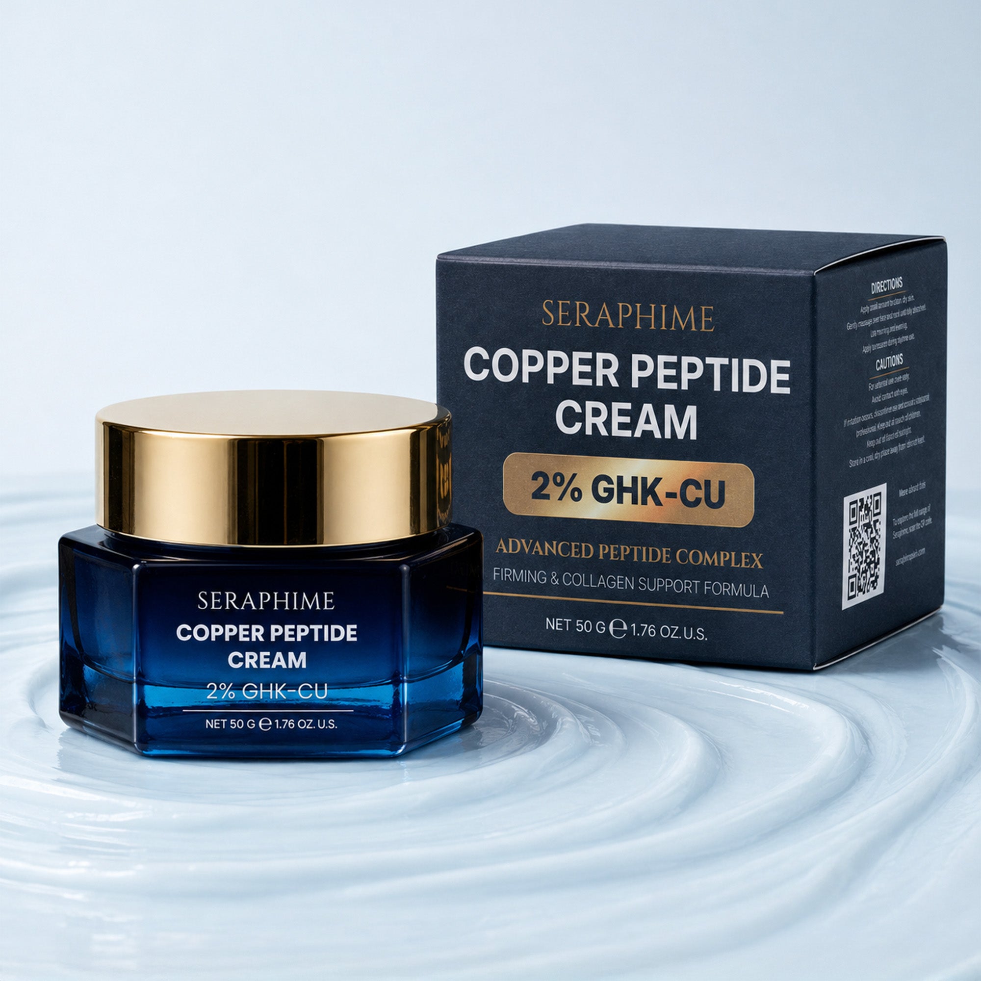 Copper Peptide Cream – GHK-Cu Peptide Face Moisturizer with Topical Copper Peptides