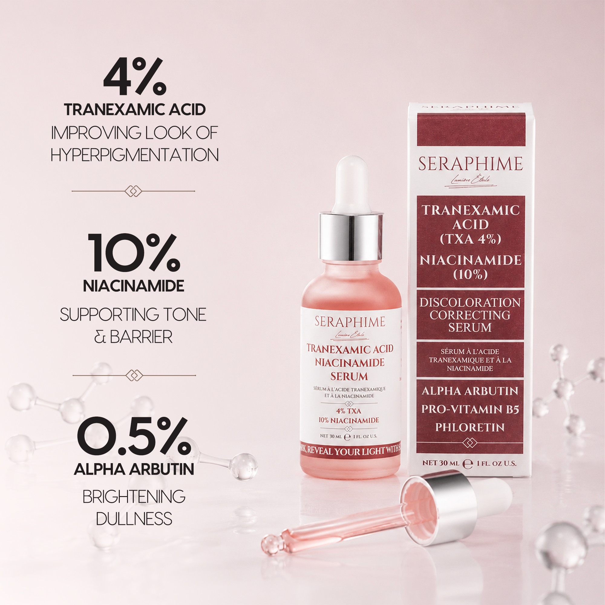 Tranexamic Acid TXA 4% & Niacinamide 10% Serum
