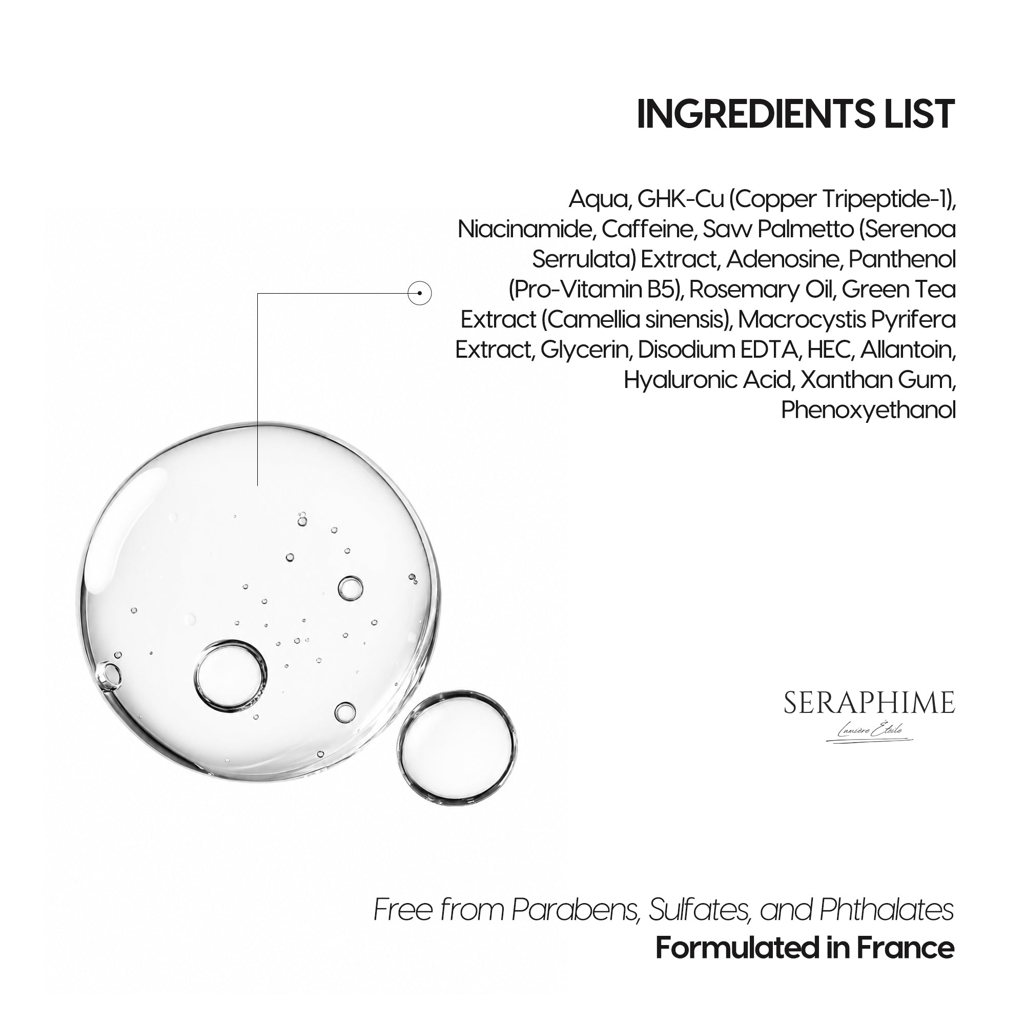 2% GHK-CU Copper Peptide Serum for Hair Growth and Scalp Care – Seraphime